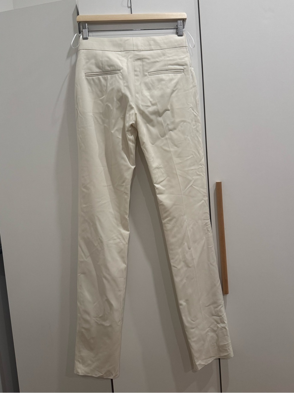 Tom Ford Cream Straight-Leg Dress Pants - Picture 6 of 6